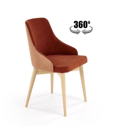 Halmar MALAGA chair, cinnamon image 1