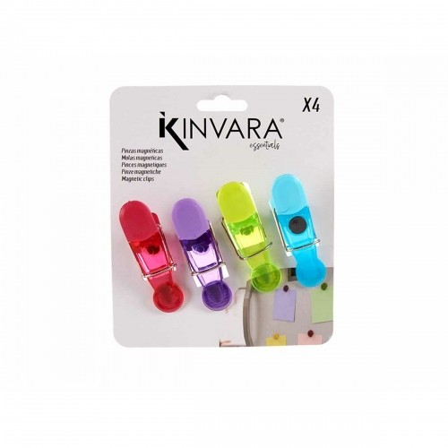 Kinvara Пинцет для запайки пакетов Разноцветный Резиновый Пластик 4 Предметы Магнитный (12 штук) image 4
