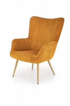 Halmar AMARO leisure chair, mustard