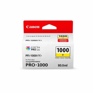 Oriģinālais Tintes Kārtridžs Canon PFI-1000 Dzeltens