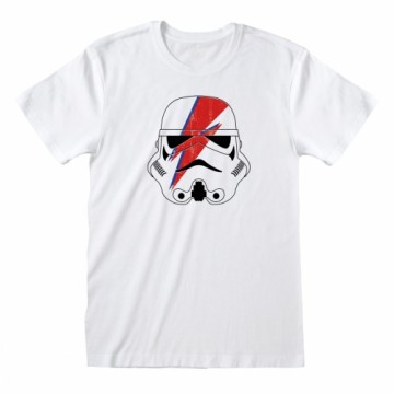 Unisex Krekls ar Īsām Piedurknēm Star Wars Ziggy Stormtrooper Balts