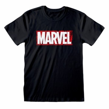 Unisex Krekls ar Īsām Piedurknēm Marvel Melns