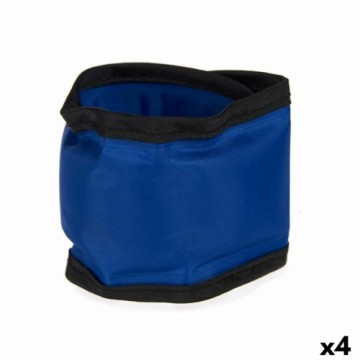 Mascow Suņa kaklasiksna Zils Melns PVC Želeja 6,3 x 1 x 30 cm Paplašināšanas sloti (4 gb.)