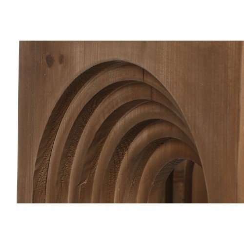 Кофейный столик Home ESPRIT Стеклянный древесина ели 99 x 99 x 46 cm image 3