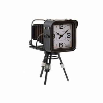Настольные часы Home ESPRIT Металл Стеклянный Деревянный MDF Vintage 17 x 26 x 32,5 cm