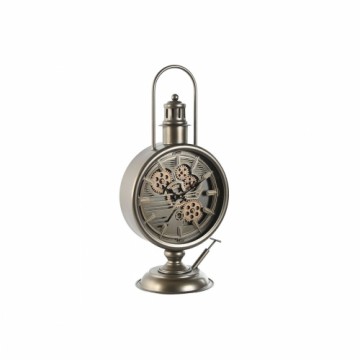 Настольные часы Home ESPRIT Серебристый Стеклянный Железо 21,5 x 18,6 x 51,5 cm