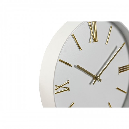 Sienas pulkstenis Home ESPRIT Balts Bronza PVC 30 x 4 x 30 cm (2 gb.) image 4