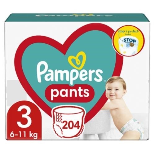 Pampers Pants Boy/Girl 3 204 pc(s) image 3