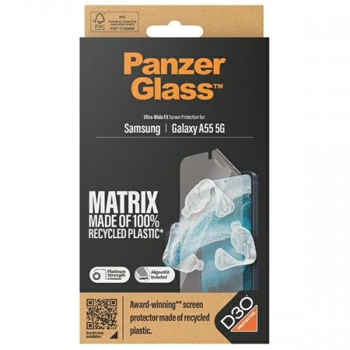PanzerGlass Matrix Ultra-Wide Fit Sam A55 5G A556 Screen Protection 7362 with Easy Aligner image 4