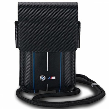 BMW Torebka BMPSP15XMSCAKL Wallet Bag czarny|black Carbon Blue Stripes