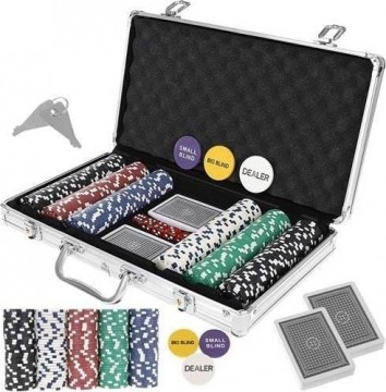 Noname Poker Set 300 Chips Texas Suitcase