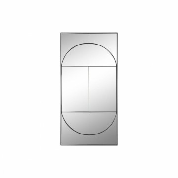 Настенное зеркало Home ESPRIT Чёрный Стеклянный Железо 90 x 2 x 180 cm