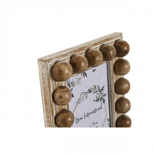 Фото рамка Home ESPRIT Белый Коричневый Стеклянный Древесина манго 16 x 3 x 20,6 cm (12 штук) image 3