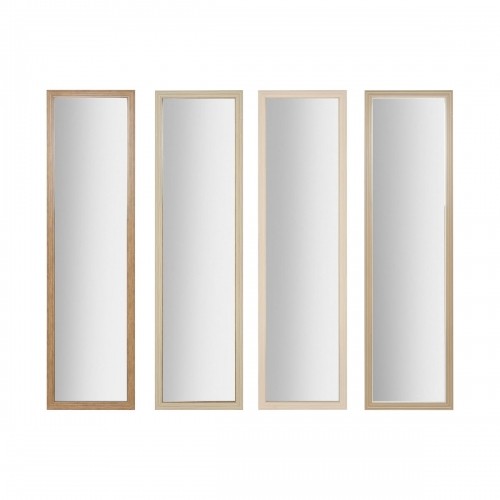 Настенное зеркало Home ESPRIT Белый Коричневый Бежевый Серый Стеклянный полистирол 35 x 2 x 125 cm (4 штук) image 1