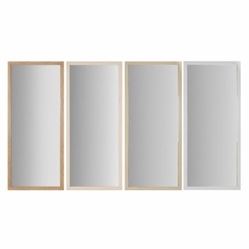 Настенное зеркало Home ESPRIT Белый Коричневый Бежевый Серый Стеклянный полистирол 68 x 2 x 156 cm (4 штук)