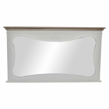 Sienas spogulis DKD Home Decor Balts Koks Dabisks 105 x 64 x 4,5 cm
