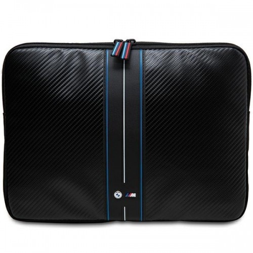 BMW Sleeve BMCS16COMSCAKL 16" czarny|black Carbon Blue Stripes image 1