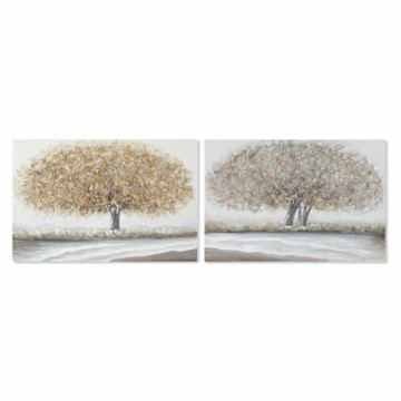 Картина Home ESPRIT Дерево традиционный 90 x 2,5 x 60 cm (2 штук)