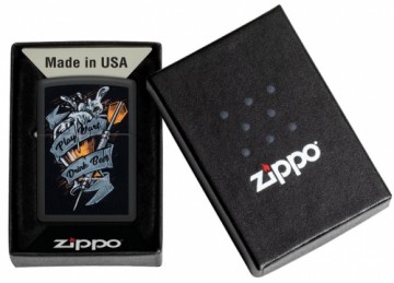 Zippo Lighter 48679 Darts Design