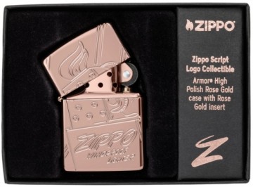 Zippo Lighter 48768 Armor® Script Collectible