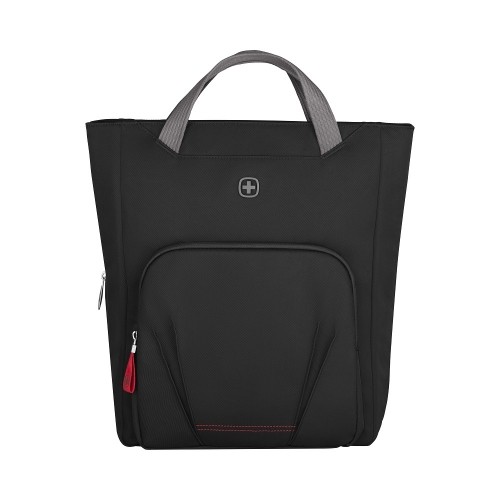 WENGER MOTION VERTICAL TOTE 15.6'' LAPTOP TOTE WITH TABLET POCKET, Chic Black image 2