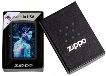 Zippo Lighter 48517 Cyber Woman Design