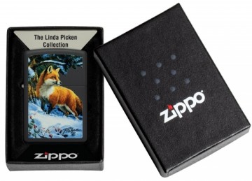 Zippo Lighter 48596 Linda Picken Fox in Snow
