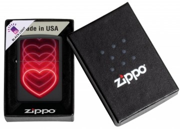 Zippo Lighter 48593 Hearts Design