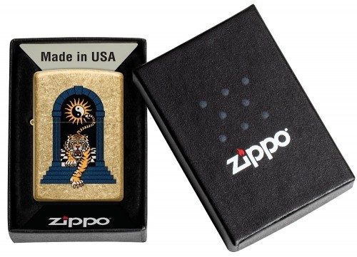 Zippo Lighter 48613 Tiger Tattoo Design image 1