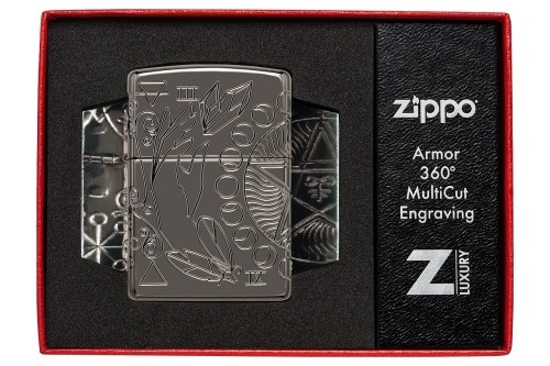 Zippo Lighter 49689 Armor® Wicca Design image 1
