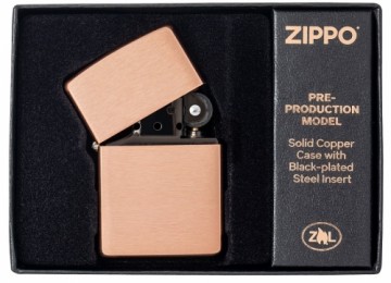 Zippo Lighter 48107 Solid Copper