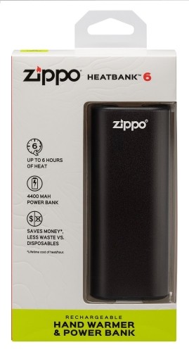 Zippo HeatBank® 6 Rechargeable Hand Warmer Black image 5
