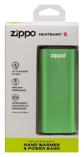 Zippo HeatBank® 6 Rechargeable Hand Warmer Green image 5