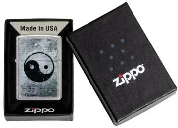 Zippo Lighter 49772 Ying Yang Design