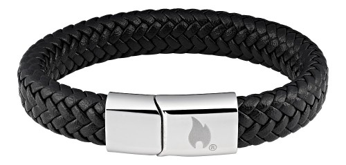 Zippo Braided Leather Bracelet 20 cm image 1