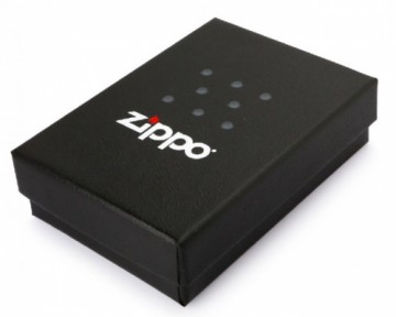 Zippo Lighter 1618ZB Slim® Black Matte with Red Border