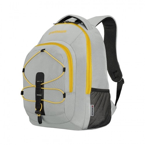 WENGER MARS 16" LAPTOP BACKPACK WITH TABLET POCKET Grey / Yellow image 3