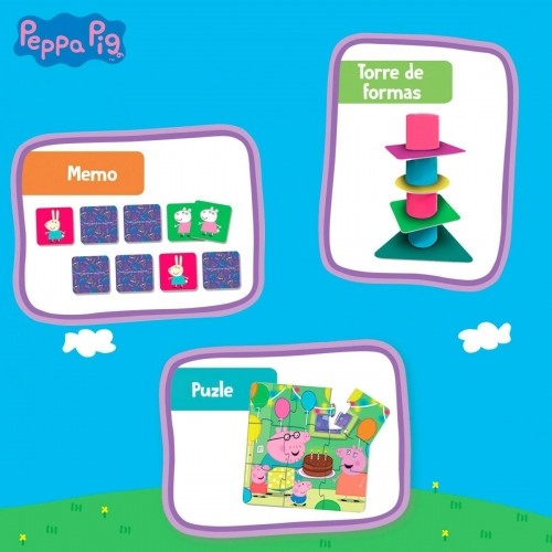 Образовательный набор Peppa Pig Edu Games Collection 24,5 x 0,2 x 24,5 cm (6 штук) 10-в-1 image 4