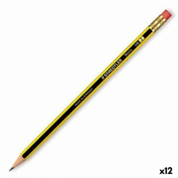 Zīmulis ar Dzēšgumiju Staedtler Noris 122 HB (12 gb.)