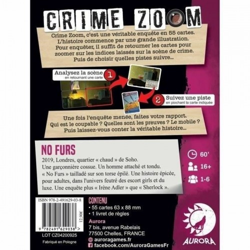 Spēlētāji Asmodee Crime Zoom : No Furs (FR) image 3