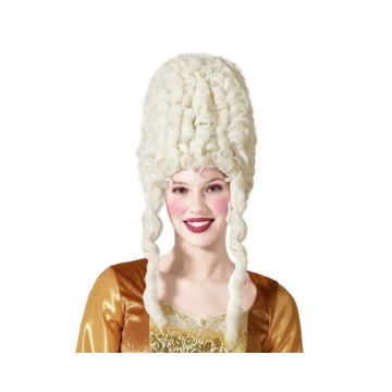 Bigbuy Carnival Винтажный парик Белый Завитые волосы