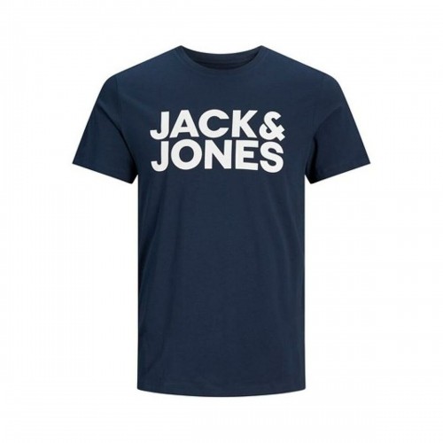 Vīriešu Krekls ar Īsām Piedurknēm Jack & Jones JJECORP LOGO TEE 12151955 Tumši Zils image 1
