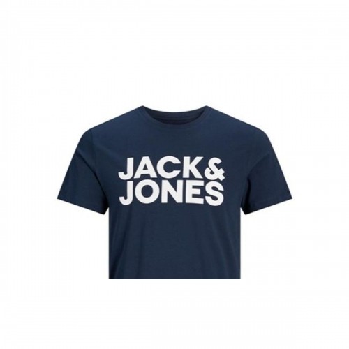 Vīriešu Krekls ar Īsām Piedurknēm Jack & Jones JJECORP LOGO TEE 12151955 Tumši Zils image 3
