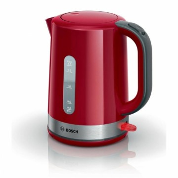 Чайник BOSCH TWK6A514 Красный Серый plástico,acero inoxidable 2200 W 1,7 L
