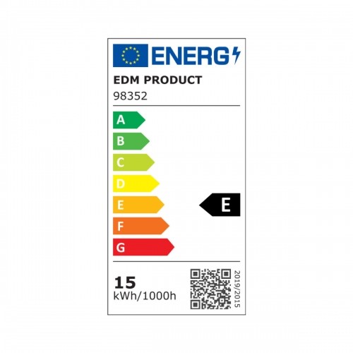 LED Spuldze EDM E 17 W E27 1800 Lm Ø 6,5 x 12,5 cm (6400 K) image 2