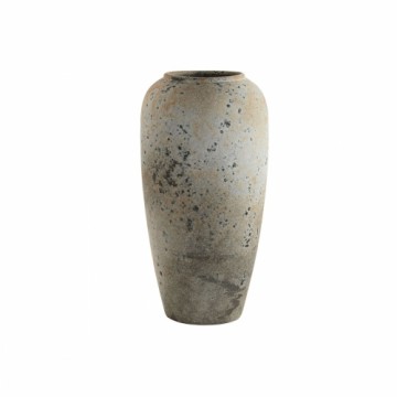 Vāze Home ESPRIT Balts Brūns Keramika Verouderde afwerking 16 x 16 x 31 cm