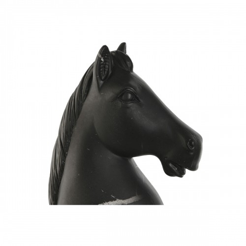 Dekoratīvās figūriņas Home ESPRIT Melns Zirgs 13 x 13 x 33 cm image 4