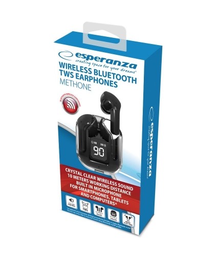 Esperanza EH238K Bluetooth In-Ear Headphone TWS Black image 5