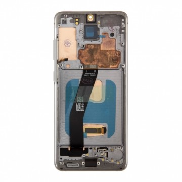 For_samsung LCD display + Touch Unit + Front Cover for Samsung G980|G981 Galaxy S20 Cosmic Gray