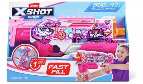 XSHOT ūdens pistole Fast-Fill Skins Pink Party, 118135(11854E) image 3